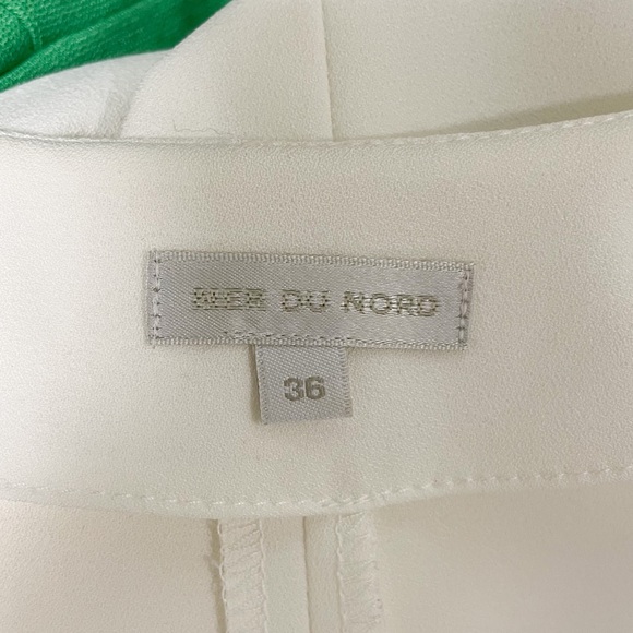 Mer Du Nord Blouson Pleated Cap Sleeve Bodycon 36 - Picture 6 of 10